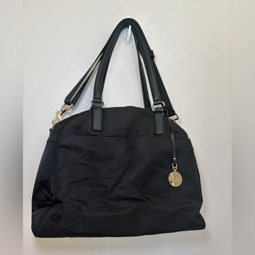 Lo & Sons Black O.G. Laptop Tote Nylon Travel Tote - Picture 16 of 16